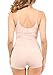 Karies Women's Cotton Spandex Sleeveless Spaghetti Strap Unitard Short Bodysuit Tank Catsuit Romper Nude L