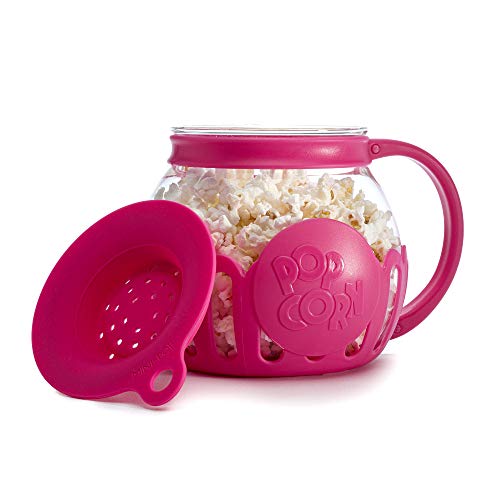 Ecolution Patented MicroPop Microwave Popcorn Popper with Temperature