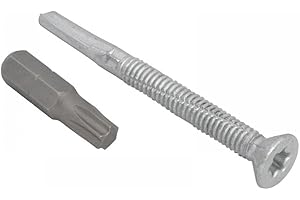 FORGEFIX TechFast Heavy Duty Timber to Steel Roofing Screws | 5.5 x 60mm | Elementech | Bag 100