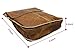 Vintage Nubuck Leather Cross-body Satchel Messenger Bag Small Casual Shoulder Purse (Brown)