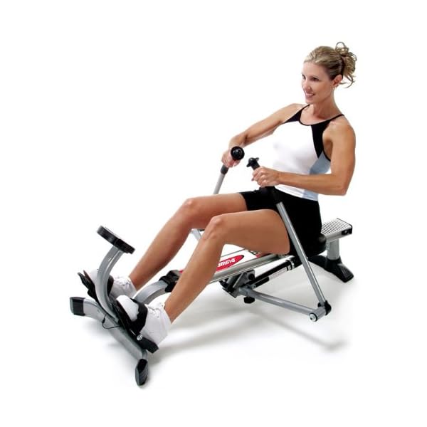 Stamina BodyTrac Glider Hydraulic Rowing Machine with Smart Workout App - Rower Workout Machine with Cylinder Resistance - Up to 250 lbs Weight Capacity - Image 3