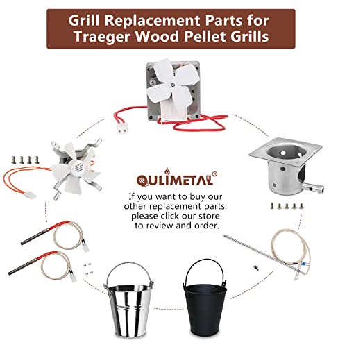 QuliMetal Grill Auger Motor Kit Replacement Parts for Traeger, Pit Boss