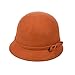 FUNOC Fashion New Women Vintage Wool Round Cloche Cap