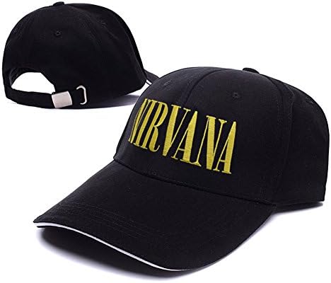 JIUWEI Nirvana Rock Band Logo Adjustable Baseball Caps Unisex Snapback Embroidery Hats