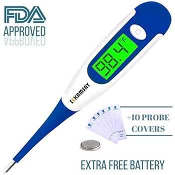 Best Digital Medical Thermometer Baby Kids and Adult, Accurate and Fast Readings in 10 Seconds - Oral and Rectal Thermometer for Children Babies Adults Pets ...
