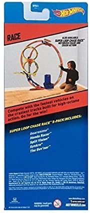 Hot Wheels 5 pack Super Loop Chase Race Vehicle Gift Pack Car Toys