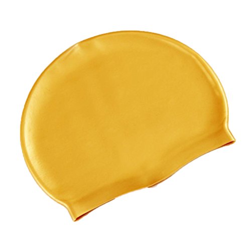 Adult Swim Cap, Shybuy Lightweight Flexible Swimming Cap Solid Comfortable Waterproof Swimwear Accessories Hats (G)