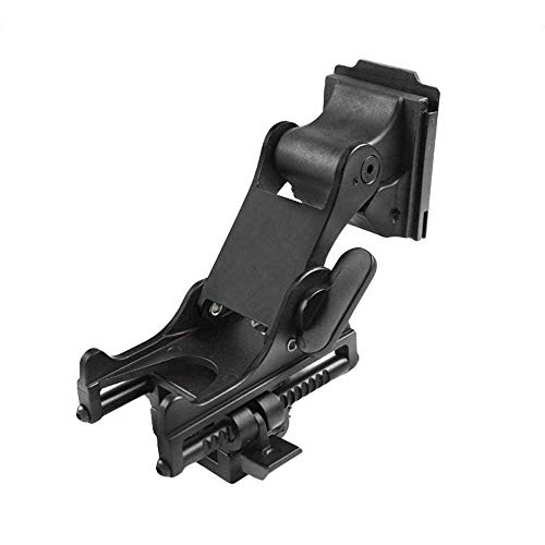 LIVIQILY Tactical Sports Helmets Mounting Bracket for Rhino NVG PVS-14/PVS-7 Night Vision Fast ACH PASGT MICH Helmets M88 (Black) - Thumbnail 3