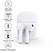 Bluetooth Earbuds Bluetooth Headphones Wireless Earbuds Mini TWS Earpieces Earphones V4.2 Stereo & HD Mic with Charging Case for iPhone and Most Android Bluetooth Devices (2PCS - White)