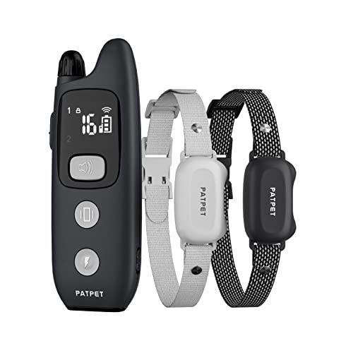 PATPET Dog Shock Collar with Remote - 3 Modes