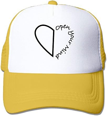 KEIFOLLP Open Your Mind Mesh Designer Cap Strapback Hat Fitted