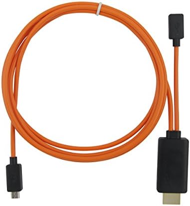 Aizbo 6ft(1.8m)slimport Mydp Micro USB to Hdmi Hdtv Adapter for Google Nexus 4 5 7 Lg Optimus G Pro G2 Fujitsu Stylistic Qh582 Asus Padfone Infinity