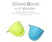 Aketek Silicone Pot Holder, Oven Mini Mitt Set of 2, Cooking Pinch Grips,assorted Colors