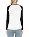 Sarin Mathews Women's Casual V Neck Loose Fit Long Sleeve T-Shirt Blouse Tops Black S