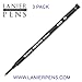 Schmidt 3 Pack 888 Black Medium Rollerball Refill