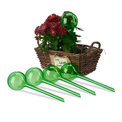 Relaxdays Watering Globes, Set of 5, Plant Irrigation... en promo sur Amazon