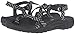 Skechers Modern Comfort Sandals Women's Reggae-Haystack Toe Ring Sandal,Black/Grey,7 M US