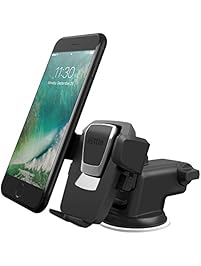 iOttie Easy One Touch 3 (V2.0) Car Mount Universal Phone Holder for iPhone X 8/8s 7 7 Plus 6s Plus 6s 6 SE Samsung Galaxy S8 Plus S8 Edge S7 S6 Note 8 5- Retail Packaging- Black