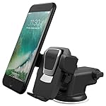 iOttie Easy One Touch 3 (V2.0) Car Mount Universal Phone Holder for iPhone 7 Plus 6s Plus SE Samsung Galaxy S8 Edge S7 S6 Note 5- Retail Packaging- Black