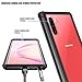 SPIDERCASE Galaxy Note 10 Case, Built-in Screen Protector, Fingerprint Unlock with Fingerprint Film, Clear Full Body Heavy Duty Protection, Shockproof Rugged Cover for Samsung Galaxy Note 10 (5G) 2019