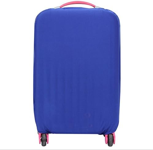 WSWS - Suitcase (20/24/28 Inch) Protective Anti-Scratch Secure Luggage Cover + Luggage Tag (S (18" to 20"), Blue)