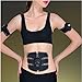 Abdominal toning belt for Men Women, Smarty Abs Stimulator, Abdominal Muscle Toner, EMS Remote Control Abdominal Muscle Trainer Smart Body Building Fitness Abs For Abdomen/Arm/Leg Training (Black)