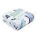aden + anais Dream Blanket | Boutique Muslin Baby Blankets for Girls & Boys | Ideal Lightweight Newborn Nursery & Crib Blanket | Unisex Toddler & Infant Bedding, Shower Gift, Seafaring, Whale