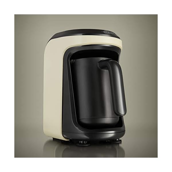 KARACA Hatir Hup Türkische Kaffeemaschine, Creme, Fur 5 Personen, 535W, Kaffeevollautomat-Coffee Maker, Turkisch… – Bild 7