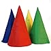 Gnome Cone Hats - 4 Pack- Red - Yellow - Blue - Green - One Size - Costume Accessory primary