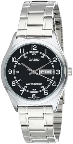 Amazon.com: Casio MTP-V005D-2B4 Men's Standard Stainless Steel
