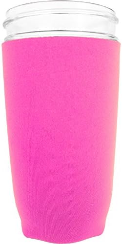 Jar-Z Mason Jar Jacket 24 oz Pink