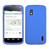 Asmyna LGE960CASKSO003 Slim and Soft Durable Protective Case for LG Nexus 4 E960 - 1 Pack - Retail Packaging - Dark Blue