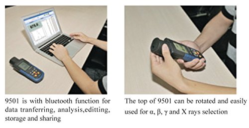 CEM DT-9501 Professional Digital Alpha Beta Gamma and X Ray Radiation Scanner Meter Geiger Counter