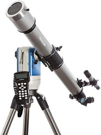 Twinstar EclipseFINDER 70mm Computer Controlled Refractor Solar Eclipse Telescope, Silver