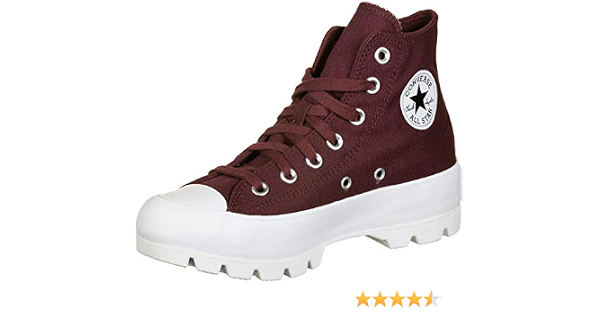 Converse 566284C - Plataforma de lona para mujer, color burdeos, Rojo, 10 :  Ropa, Zapatos y Joyería - Amazon.com