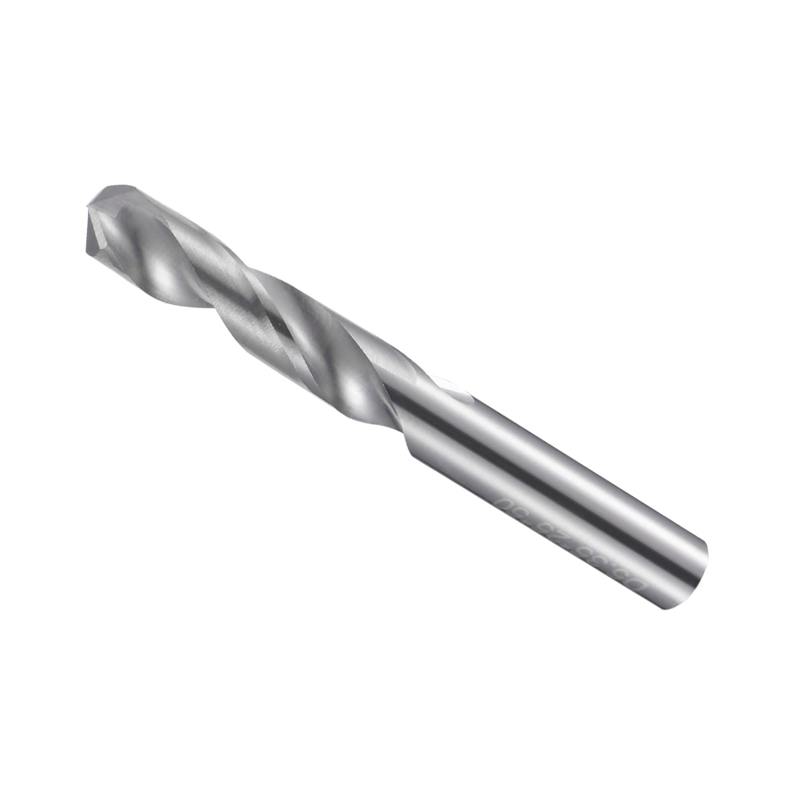 CoCud Solid Carbide Drill Bits, 5.35mm Diameter, K35 Tungsten Carbide Precision Short Length Twist Drill Bits - (Applications: for Stainless Steel Alloy Metal), 1-Piece