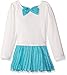 Disney Girls' 2 Piece Finding Dory Tunic with Glitter Printed Chiffon and Legging