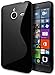 Microsoft Lumia 640 XL LTE Case, Cimo [Wave] Premium Slim TPU Flexible Soft Case for Microsoft Lumia 640 XL - Black