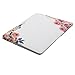 MOSISO MacBook Air 13 inch Case(A1369 A1466,Older Version 2010-2017 Release),Plastic Flower Pattern Hard Shell&Keyboard Cover&Screen Protector Only Compatible with MacBook Air 13,Pink Peony White Base