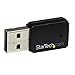 StarTech.com USB 2.0 AC600 Mini Dual Band Wireless-AC Network Adapter - 1T1R 802.11ac WiFi Adapter - 2.4GHz / 5GHz USB Wireless (USB433WACDB), Black