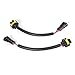 HiseNook 2 Piece H8 H11 Extension Adapter Wiring Harness Sockets Wire Cable for Headlight
