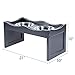 Petsfit Elevated Dog Feeding Station with 2 Replaceable Stainless Steel Bowls for 10 Inches Height Dogs