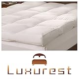 Feather Bed | Pillow Top Mattress Topper | 5 Inch | Free Cover Included | This Luxurious Mattress Pad Is the Perfect Addition to Your Current Mattress. (King)
