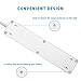Etekcity 3-Outlet Surge Protector Power Strip with 4 USB Charging Ports, 5610 Joules, 6 Ft Long Cord & Mounting Holes, 750℃ Flame-Retardant, FCC ETL Listed, White (Upgrade Version)