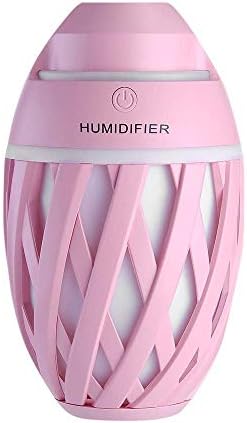 Mazzy USB Cute Olive Portable Penguin Cool Mist Humidifier Air Diffuser with 7 Color Led & Auto Shut-Off feature for Car, Baby Room, Bedroom, Office, Yoga, Aromatherapy, Night Light & Gifting (Pink)