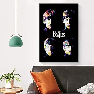 XYDQ Poster sur toile The Beatles Band 1 et décoration murale – 40 x 60 cm - Les Beatles, Paul McCartney, John Lennon, RIngo Starr, George Harrison XYDQ Poster sur toile The Beatles Band 1 et décoration murale - 40 x 60 cm – Image 4