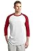 Sport-Tek Colorblock Raglan Jersey L White/Red