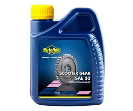 PUTOLINE 500ml Getriebeöl Getriebe Öl SAE 30W für Roller Vespa Scooter