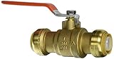 SharkBite 22306-0000LF Ball Valve with Drain, 1 Inch x 1 Inch x 1/8 Inch NPSM
