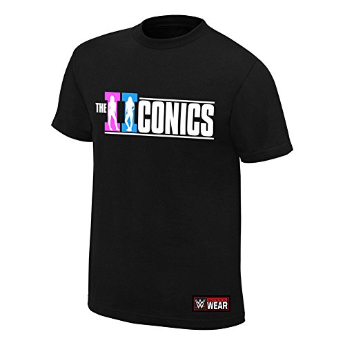 WWE Authentic Wear The IIconics Billie & Peyton T-Shirt Black Small